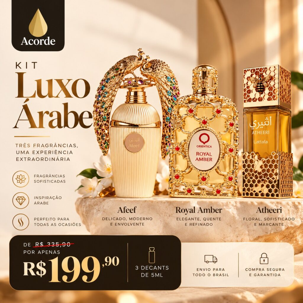 Combo Luxo Árabe